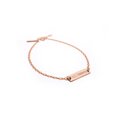 Small plate Anklet