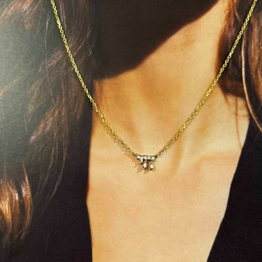חי -Diamond-  Necklace 14K gold