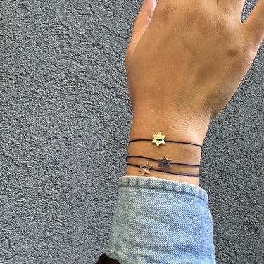 Star of David -string bracelet