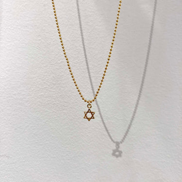 Star of David necklace - Goldfilled \ Silver