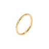 14K Gold ring inlaid ring with zircon Rings Just Believe Jewelry