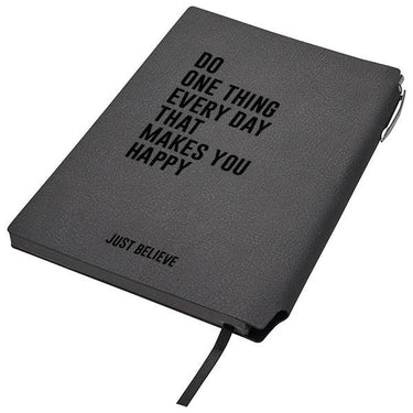 Black Notebook- With Message - Just believe Just Believe Jewelry