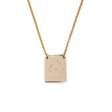 Hamsa Necklace Necklaces Just Believe Jewelry