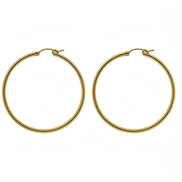 Hoop earring- Goldfilled Earrings Just Believe Jewelry