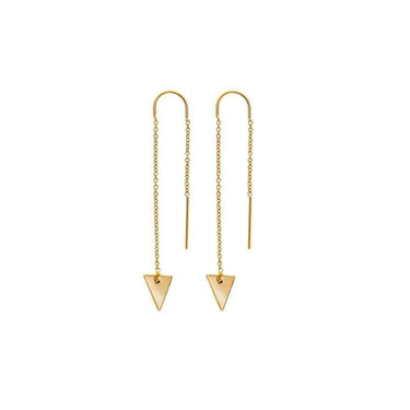 Long Triangle Earrings Earrings Just Believe Jewelry