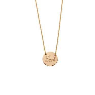 Small Coin Necklace Necklaces Just Believe Jewelry