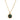 Sol Silvia Necklace -Green & Black -Unisex - Gold 14K Necklaces Just Believe Jewelry
