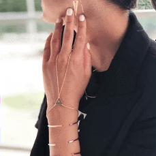 Traingle finger bracelet Bracelets Just Believe Jewelry