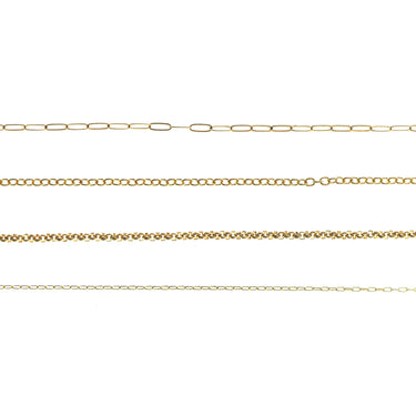 Yellow Goldfilled chain for permanent
