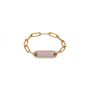 Silvia bracelet All over stone- Gold 14K
