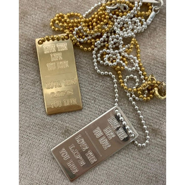 Army disc chain - Necklace - Just Believe Jewelry