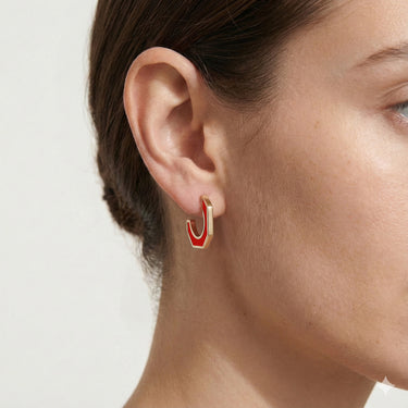 Color Crush - MINI - RED | EARRING