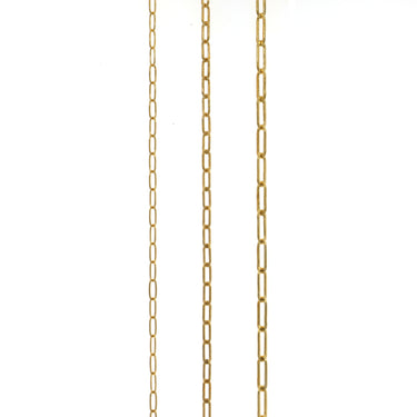Paperclip chain for permanent - Yellow Goldfilled