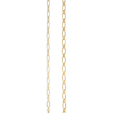 Square chain for permanent - Yellow Goldfilled