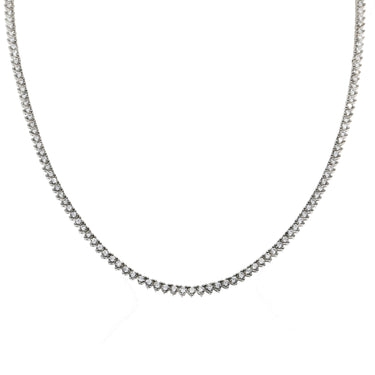 Tennis Necklace - Silver