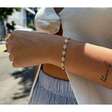 Smiley Bracelet 14K Gold with Diamonds