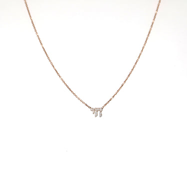 חי -Diamond-  Necklace 14K gold
