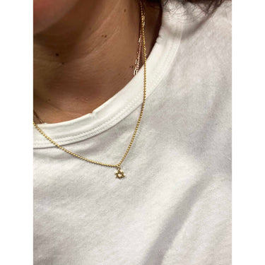 Star of David necklace - Goldfilled \ Silver