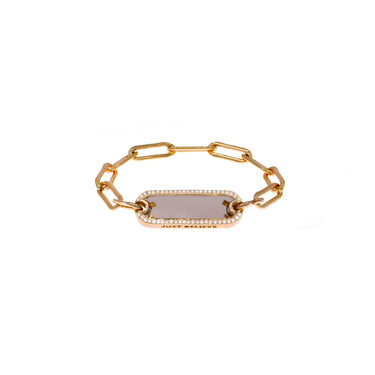 Silvia bracelet All over stone- Gold 14K