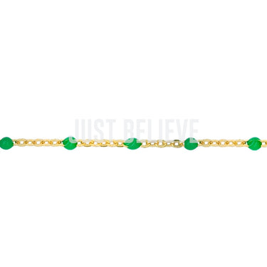 RED\ GREEN\ BLUE - Permanent chain- Goldfilled