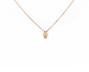 Mini Hamsa- 14K gold