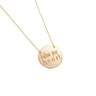 Big Coin Necklace Necklaces Just Believe Jewelry