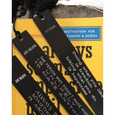 Black Bookmark Gifts Just Believe Jewelry