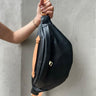 Black Pouch- Leather Bag Pouch Just Believe Jewelry