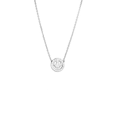 Diamond Smiley- Gold 14K- Necklace Necklaces Just Believe Jewelry