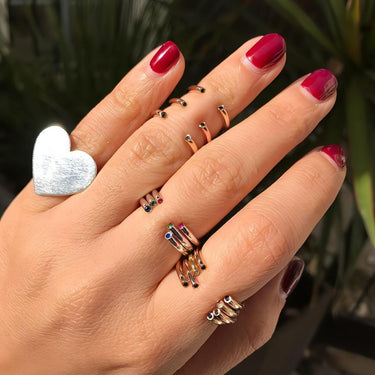 Dot Ring -Goldfilled Rings Just Believe Jewelry