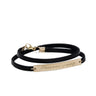Double Wrap Leather Bracelet -Unisex Bracelets Just Believe Jewelry