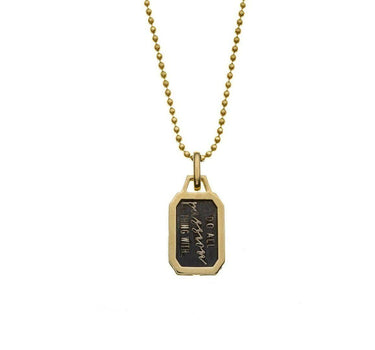 Envelope Silvia Necklace - Gold - Unisex Necklaces Just Believe Jewelry