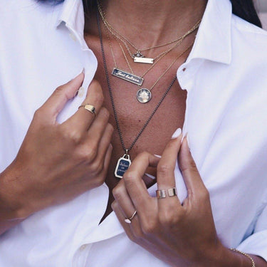 Envelope Silvia Necklace - Silver -Unisex Necklaces Just Believe Jewelry