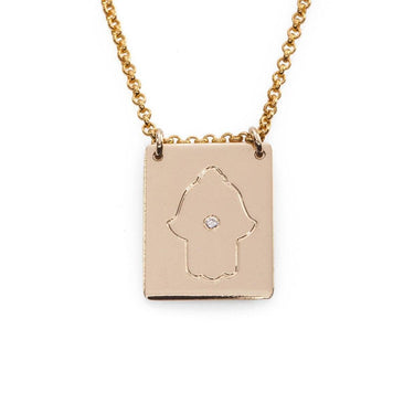 Hamsa Necklace Necklaces Just Believe Jewelry