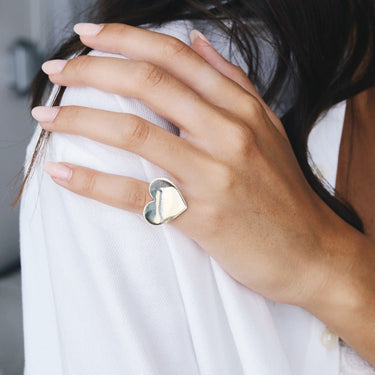 Heart ring -Siiver \Gold Rings Just Believe Jewelry