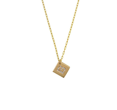 Initial Necklace- Goldfilled Necklaces Just Believe Jewelry