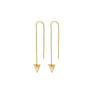 Long Triangle Earrings Earrings Just Believe Jewelry