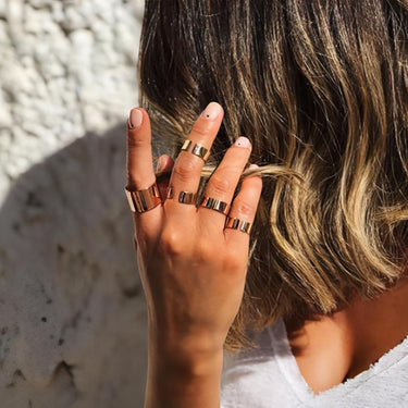 Nesya Wide Ring Rings Just Believe Jewelry