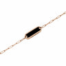 Silvia Classic bracelet -Black - Unisex - Gold 14k Bracelets Just Believe Jewelry