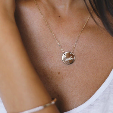Small Coin Necklace Necklaces Just Believe Jewelry