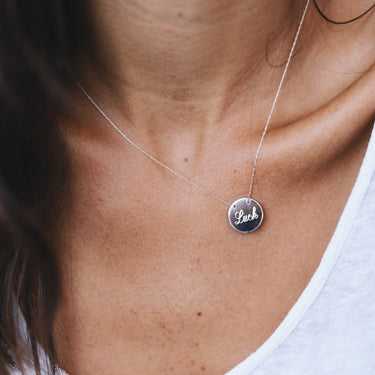 Small Coin Necklace Necklaces Just Believe Jewelry