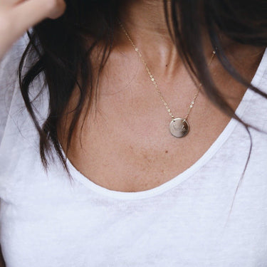 Small Coin Necklace Necklaces Just Believe Jewelry