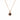 Small Sol Silvia Necklace -Grey Black -Gold 14K Necklaces Just Believe Jewelry