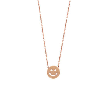 Smile- Gold 14K Necklace Necklaces Just Believe Jewelry