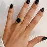 SOL ring - Silvia collection Black Rings Just Believe Jewelry