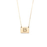 Square Letter Necklace Necklaces Just Believe Jewelry