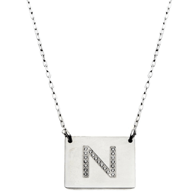 Square Letter Necklace Necklaces Just Believe Jewelry