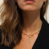 Triangle chunky Necklace - Goldfilled Necklaces Just Believe Jewelry