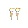 Triangle earring- Goldfilled Earrings Just Believe Jewelry